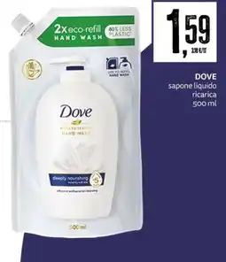 PRO7 Supermercati Dove sapone liquido ricarica offerta