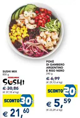 Esselunga Sushi Mix Esselunga Sushi offerta