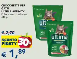 Esselunga Crocchette per gatti Ultima Affinity offerta