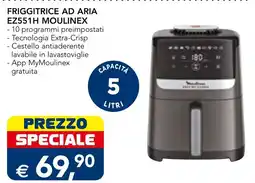 Esselunga Friggitrice ad aria EZ551H Moulinex offerta