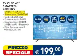 Esselunga TV QLED 43" Smartech offerta