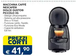 Esselunga Macchina caffè Nescafé Dolce Gusto Piccolo XS offerta