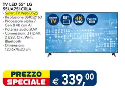 Esselunga TV LED 55" LG offerta