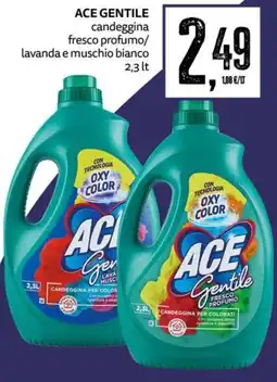 PRO7 Supermercati Ace Gentile candeggina fresco profumo offerta