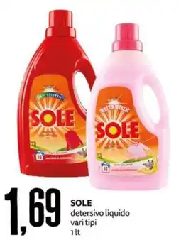 PRO7 Supermercati SOLE detergente liquido offerta