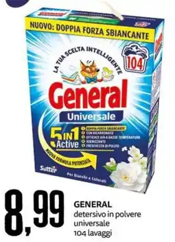 PRO7 Supermercati General detergente in polvere universale offerta