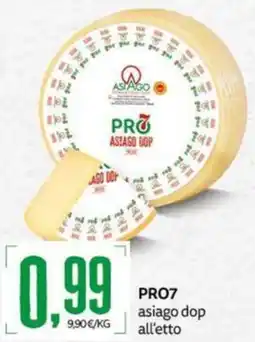 PRO7 Supermercati PRO7 asiago dop offerta