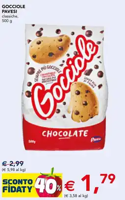 Esselunga Gocci ole Pavesi classiche offerta