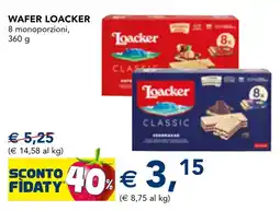 Esselunga Wafer Loacker Classic offerta