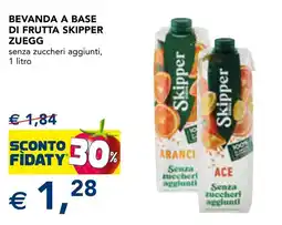 Esselunga Beveranda a base di frutta Skipper Zuegg offerta