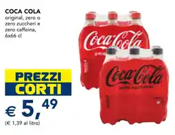 Esselunga Coca-Cola original, zero o zero zuccheri e zero caffeina offerta