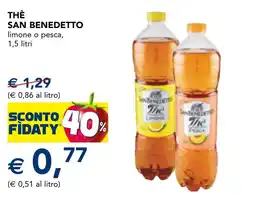 Esselunga Thè San Benedetto offerta