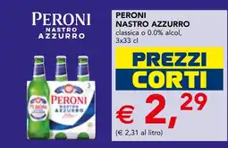 Esselunga Peroni Nastro Azzurro offerta