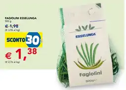 Esselunga Fagiolini Esselunga offerta