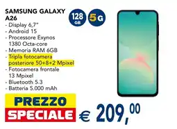 Esselunga Samsung Galaxy A26 offerta