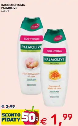 Esselunga Bagnoschiuma Palmolive offerta