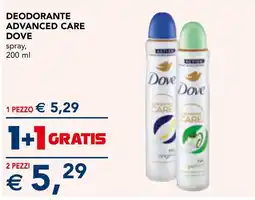 Esselunga Deodorante advanced care Dove offerta