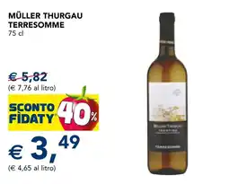 Esselunga Müller Thurgau Terresomme offerta
