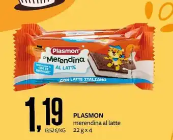 Plasmon la Merendina al latte