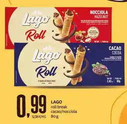 PRO7 Supermercati Lago roll break cacao/nocciola offerta