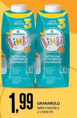 PRO7 Supermercati Granarolo latte crescita 3 offerta
