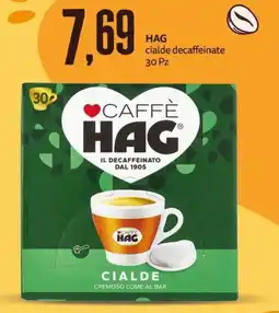 PRO7 Supermercati Caffè Hag cialde decaffeinato offerta