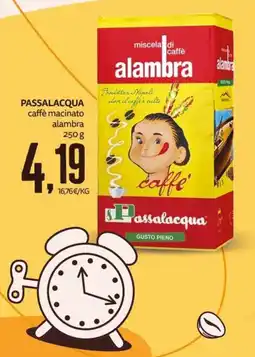 PRO7 Supermercati caffè macinato alambra offerta