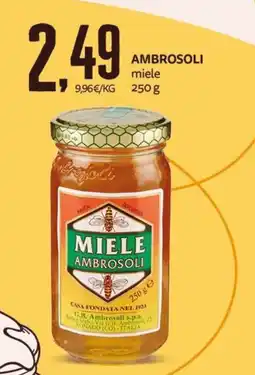 PRO7 Supermercati Miele Ambrosoli offerta