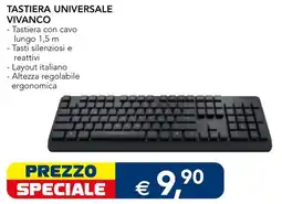 Esselunga Tastiera universale Vivanco offerta