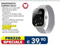 Esselunga Smartwatch Curved Celly offerta