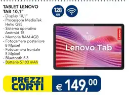 Esselunga Tablet Lenovo Tab 10,1" offerta