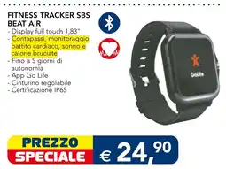 Esselunga Fitness Tracker SBS Beat Air offerta