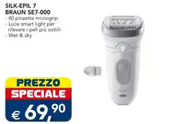 Esselunga Silk-Epil 7 Braun SE7-000 offerta