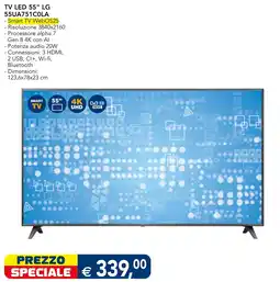 Esselunga TV LED 55" LG offerta