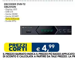 Esselunga Decoder DVB-T2 Oblivion offerta