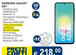 Esselunga Samsung Galaxy A27 offerta