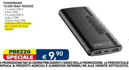 Esselunga Powerbank 10.000 Mah Teksid offerta