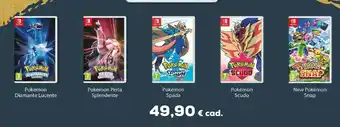 Euronics Pokemon sword, switch standard switch offerta