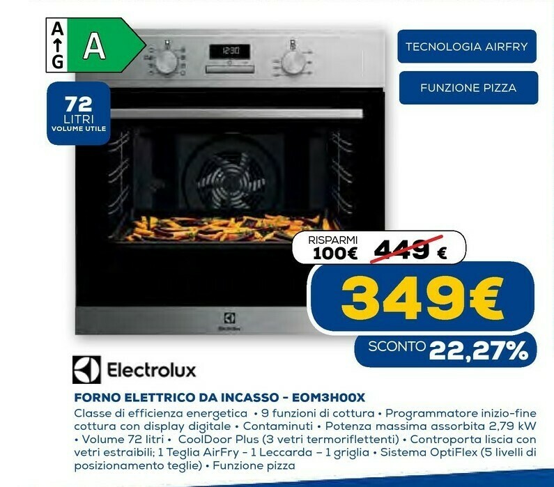 Forno elettrico da incasso - eom3hoox offerta di Euronics