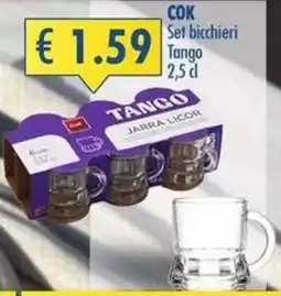 Magika Shop COK Set bicchieri Tango offerta