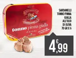 Euroesse Sardanelli tonno pinna gialla all'olio di oliva offerta