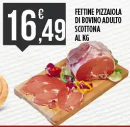 Euroesse Fettine pizzaiola di bovino adulto scottona offerta