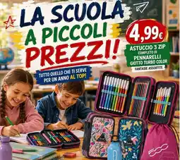 A Casa Mia Astuccio 3 zip completo di pennarelli giotto turbo color offerta