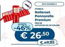 Mornati Paglia Stabilo Rollerset Pennarello Premium offerta
