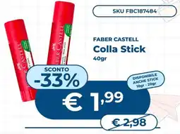 Mornati Paglia Faber Castell Colla Stick offerta