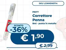 Mornati Paglia Pritt Correttore Penna offerta