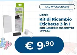 Mornati Paglia Maped Kit di Ricambio Etichette 3 in 1 offerta