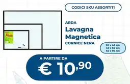 Mornati Paglia Arda Lavagna Magnetica Cornice Nera offerta