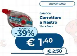 Mornati Paglia Carioca Correttore a Nastro offerta