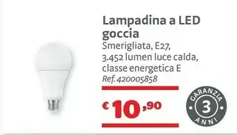 Lexman lampadina a led goccia